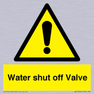 Water shut off Valve